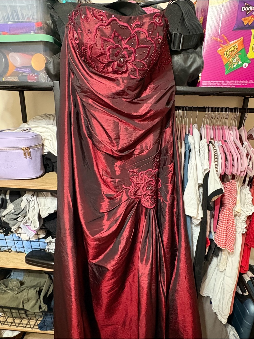 Burgundy Prom Dress